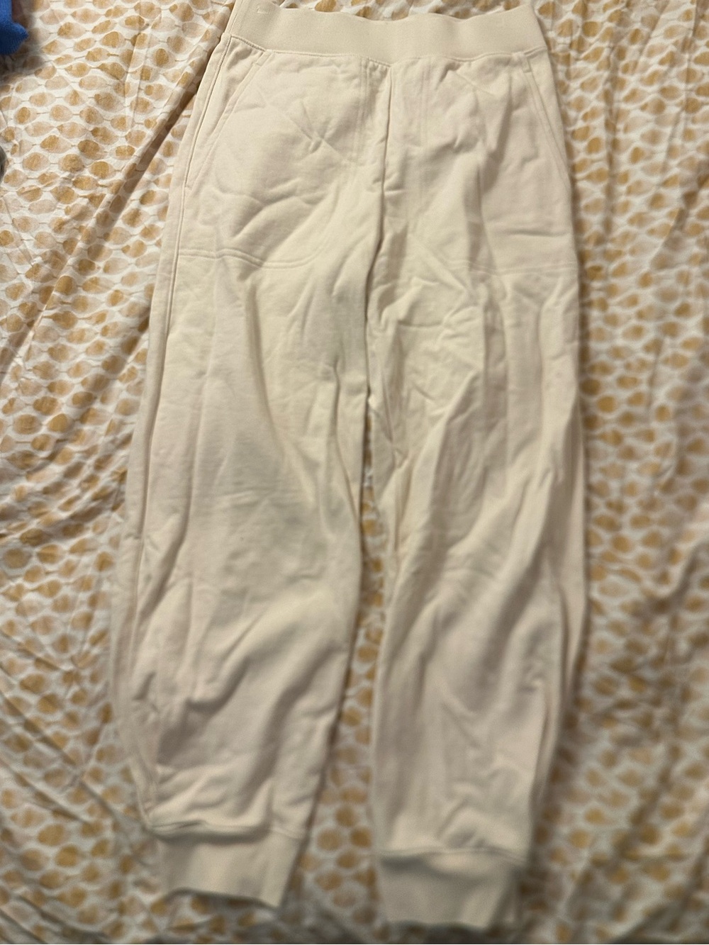 Cream women’s barrel Casual Jogger Pants